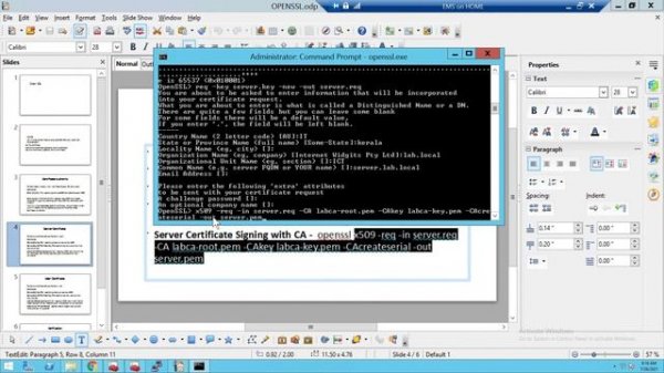 OPENSSL Step By Step SSL Certificate | Certificate Authority | Server Certificate |User Certificate