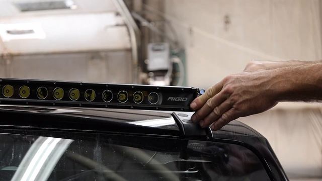 2022 Ford Bronco Rigid LED Roof Light Bar Install! смотреть онлайн