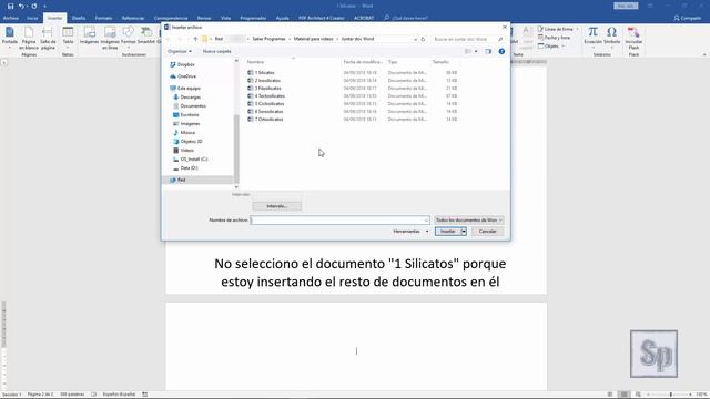 Word - Cómo juntar varios documentos de Word en uno solo. Tutorial en español HD смотреть онлайн