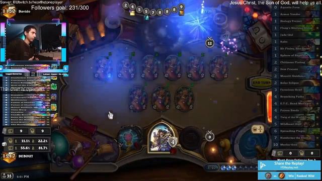 Wild Hearthstone - Spamming this on Wild Ladder (Mecha'thun Druid) смотреть онлайн