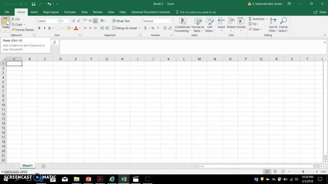 WELCOME BACK!!MS EXCEL|Tutorial no-1 смотреть онлайн