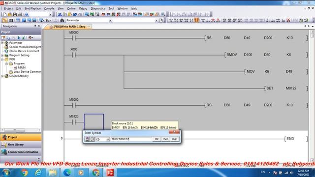 RS-232C / RS-485 Serial Communication Data Transmitting & Receiving Mitsubishi Plc Programming смотреть онлайн
