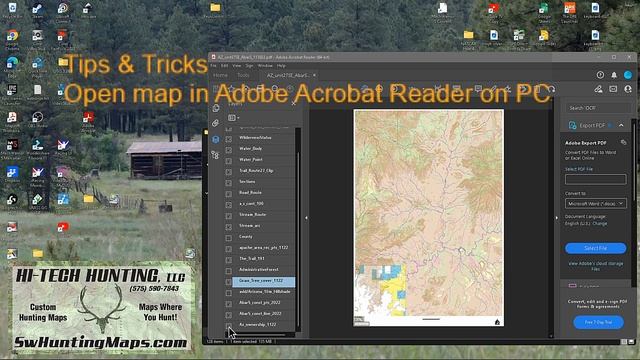Open PDF Map with Adobe Acrobat Reader on PC смотреть онлайн