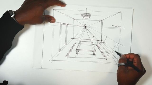 Sketch-A-Day: How to Draw a Room In One-Point Perspective смотреть онлайн