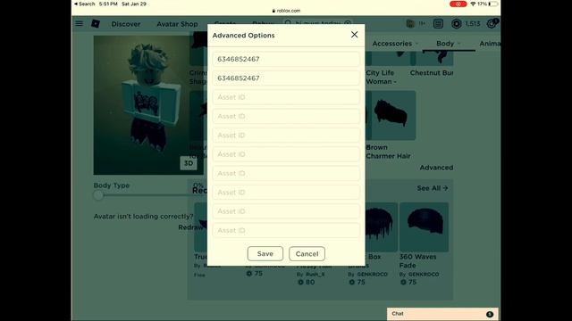 How to put 3 hairs on Roblox. смотреть онлайн