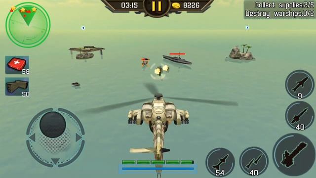 Gunship Strike 3D Collect 5 Supplies смотреть онлайн