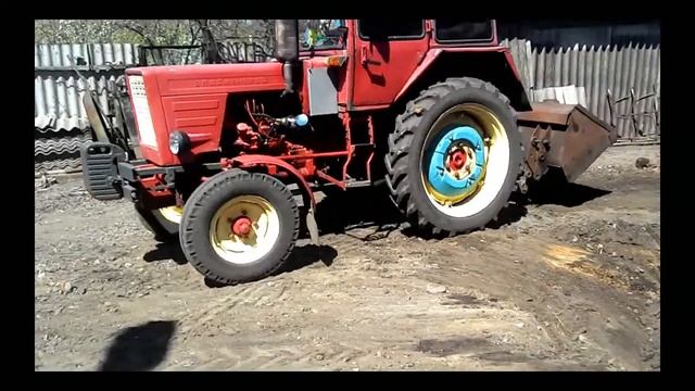 Т-25, Владимирец. КОВШ с КУНА на заднюю навеску.2017 смотреть онлайн