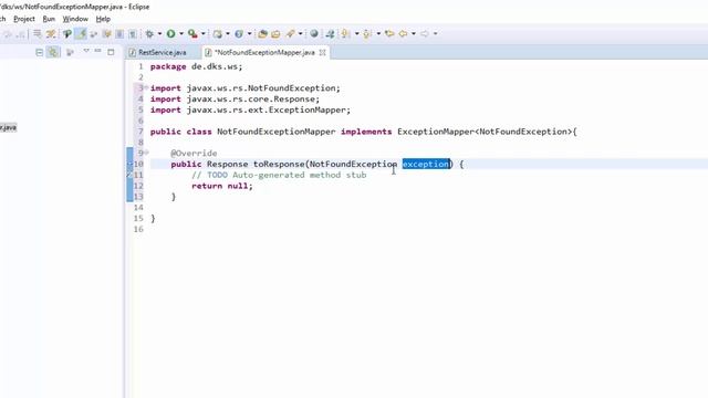 Java EE Tutorial #19 - REST Exception Handling with ExceptionMapper смотреть онлайн
