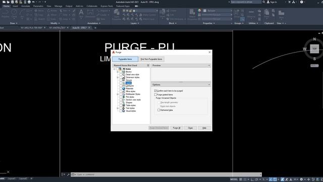 AUTOCAD - Purge смотреть онлайн