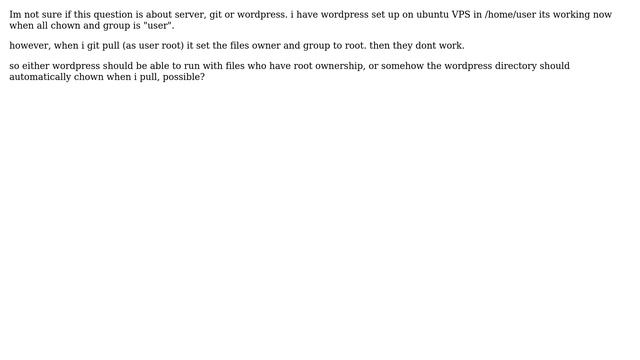 Wordpress: Can i run wp as root permissions смотреть онлайн