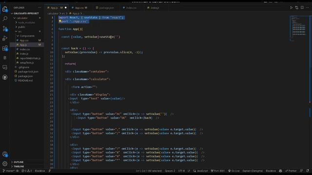 Calculator app using react coding ninjas skills test 1 смотреть онлайн