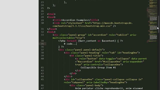 How To Create Dynamic Bootstrap Accordion смотреть онлайн