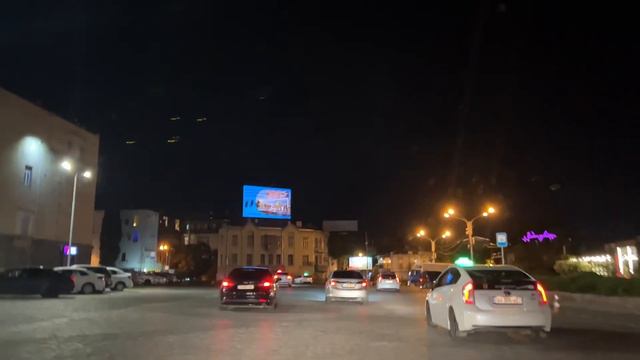 Тбилиси. С Авлабара на Руставели и проспект Костава. Июльский ночной маршрут. смотреть онлайн