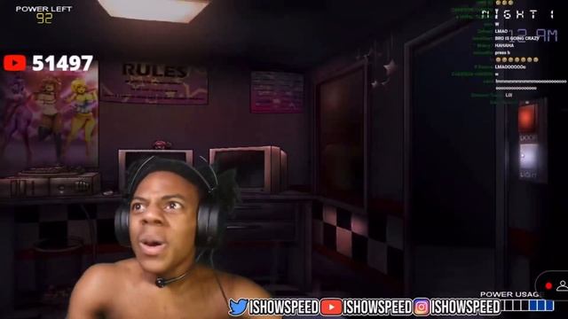 IShowSpeed Plays Five Nights In Anime (His Mom Walks In) смотреть онлайн