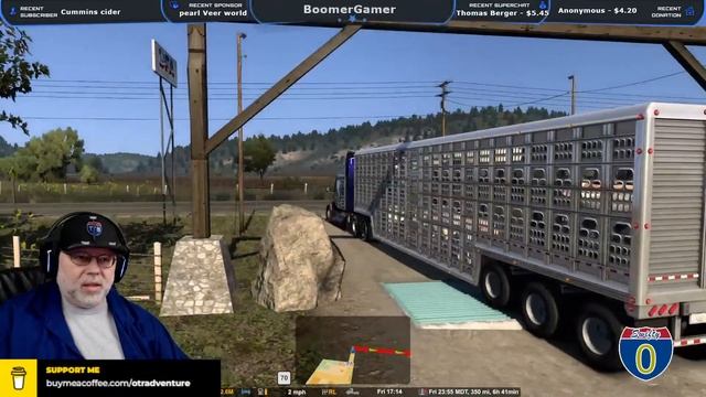 Hauling Freight in American Truck Simulator Stream Replay смотреть онлайн
