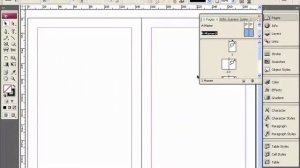 Палитра Pages и мастер страницы в Adobe InDesign