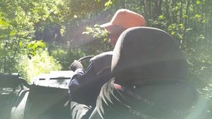 Дорога на делянку,поездка на каракате.