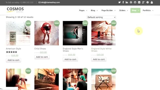 12- Cosmos WordPress theme woocommerce setup смотреть онлайн