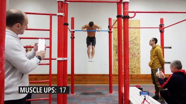 Рекорд Гиннесса по выходам силой от Максима Трухоновца смотреть онлайн