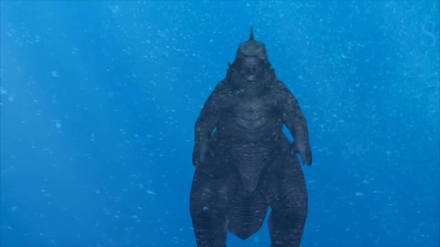 Godzilla 2014 Meets Mega Shark - 3D Animation смотреть онлайн