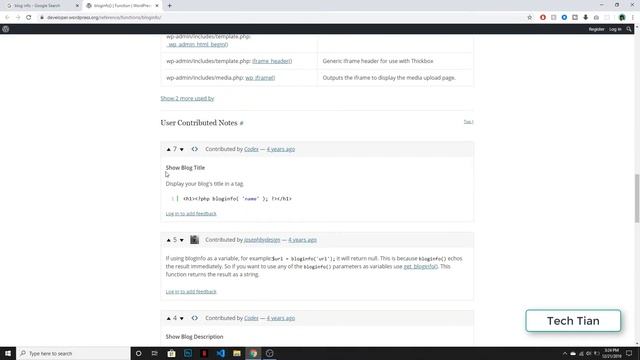 What Is BlogInfo() | Wordpress Theme Development Part 13 | Tech Tian смотреть онлайн