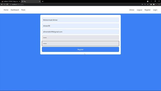 Register User | Laravel 8 Tutorials # 21 | Urdu & Hindi смотреть онлайн