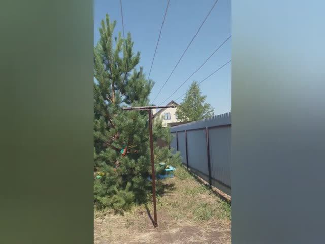 Уличная сушилка для белья своими руками..