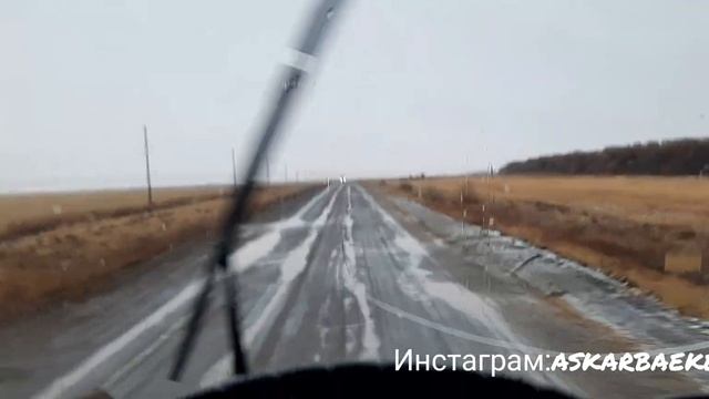 Солярка в Казахстане, гололёд. смотреть онлайн