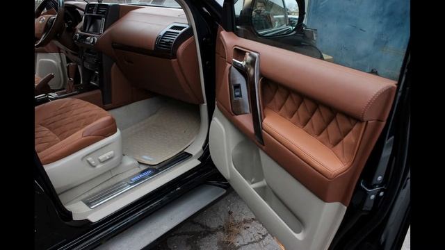 Перетяжка салона кожей Toyota prado 150 смотреть онлайн