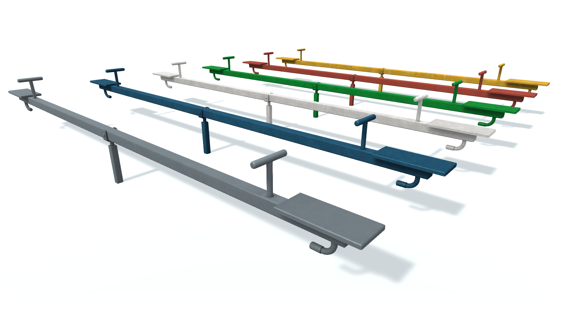 3D модель Объект игровой площадки B. 3D model. "Playground object B."