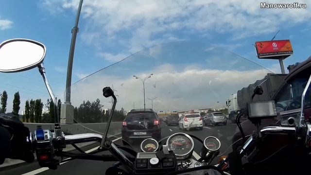 Irbis Garpia in the Moscow traffic jams - the bike is happy! смотреть онлайн