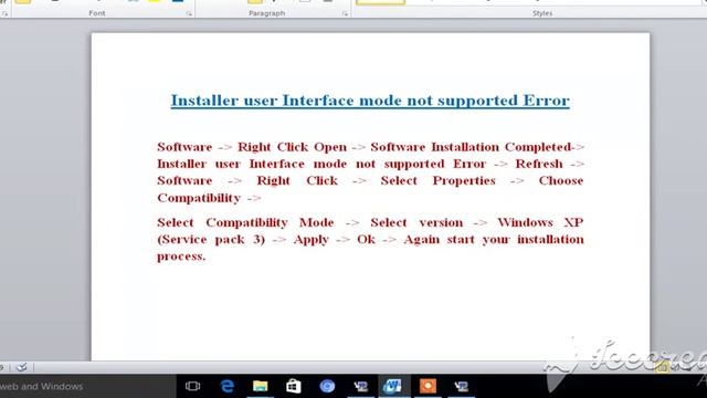 "Installer User Interface Mode not Supported Error" смотреть онлайн