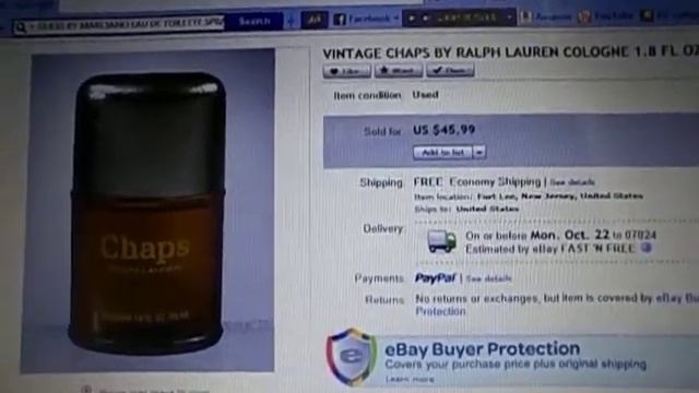 Ebay Results. VINTAGE CHAPS BY RALPH LAUREN COLOGNE 1.8 FL OZ. / 55 ML. 10/12 смотреть онлайн