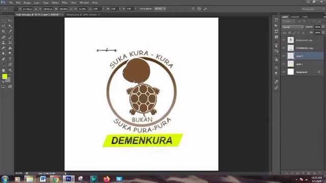 CARA MEMASUKAN / EDIT FILLE PNG KE LAYER PHOTOSHOP смотреть онлайн
