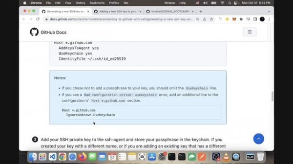 Setting Up SSH Keys for GitHub [mac OS Nov 2022]