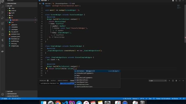 Pro Flutter - Урок 4. Stateful виджеты смотреть онлайн