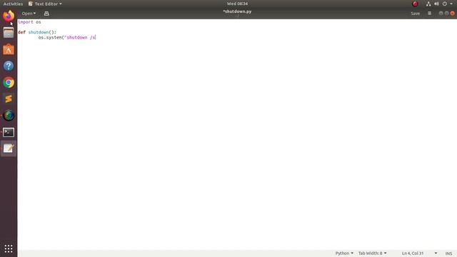Shutdown PC using Python Script смотреть онлайн