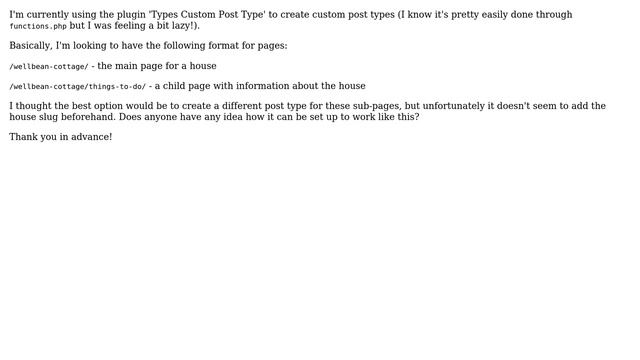 Wordpress: Using custom post type parent as slug смотреть онлайн