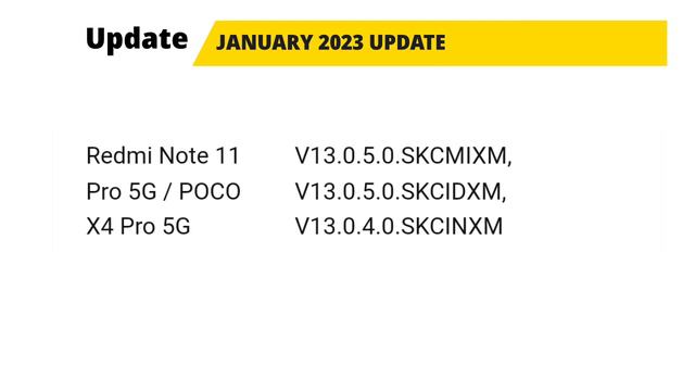Miui 14 update Android 13 update/New update in January 2023 Redmi, Xiaomi, Poco Devices/Update list смотреть онлайн