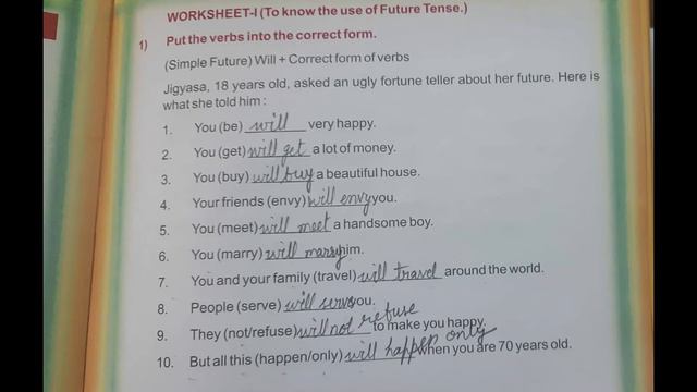 5th Class | English Grammar | Unit 4 Simple Future Tense смотреть онлайн