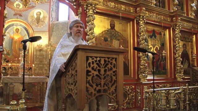 Собор Архистратига Михаила и прочих Небесных Сил бесплотных. Проповедь прот Виктора Сандар. смотреть онлайн