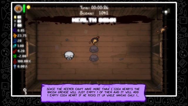 Bacon Grease - FIEND FOLIO Item Guide - The Binding of Isaac Mod смотреть онлайн