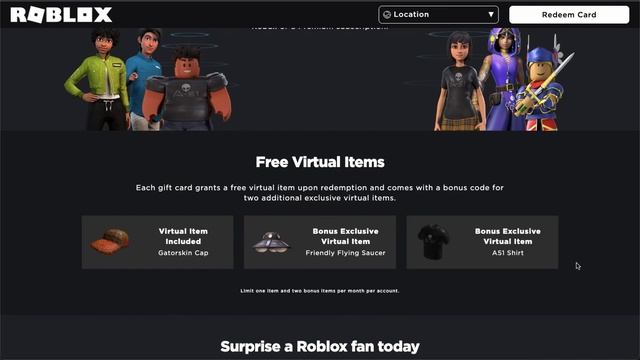 New FREE Roblox Bonus Gift Card Items! A51 Shirt & Friendly Flying Saucer! смотреть онлайн