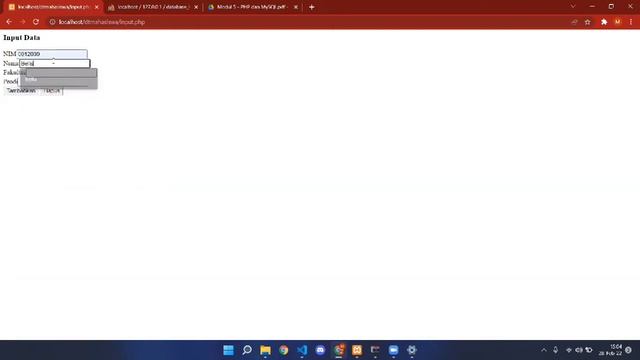 Modul 5 - PHP MySQL смотреть онлайн
