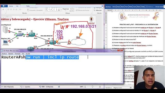 Telemática II: Laboratorio NAT, PAT, TinyCore, GNS3 смотреть онлайн