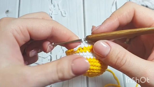 Как выполнить смену цвета нити при вязании крючком смотреть онлайн