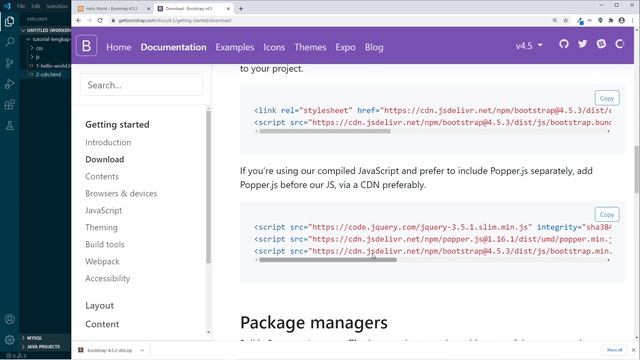 Tutorial Bootstrap 4 #3 Cara Kedua Dengan CDN Bootstrap смотреть онлайн