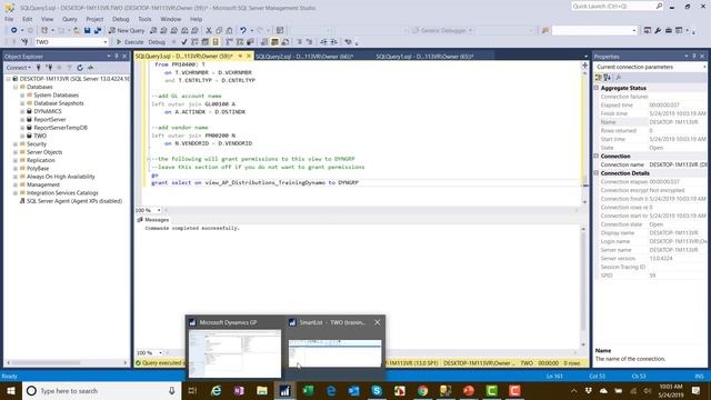 Microsoft Dynamics GP - SQL Views and SmartList Designer смотреть онлайн