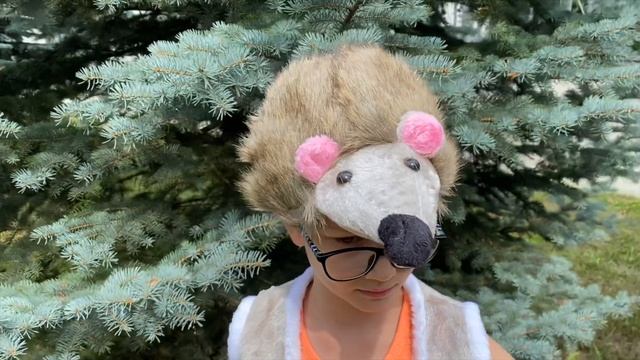 Детский новогодний костюм Ёжик меховой. смотреть онлайн