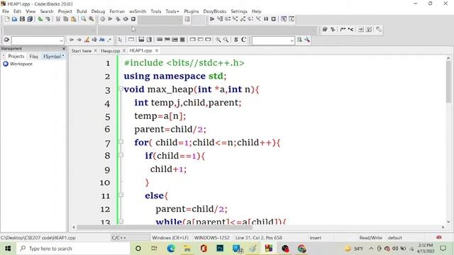 Max heap code run test смотреть онлайн